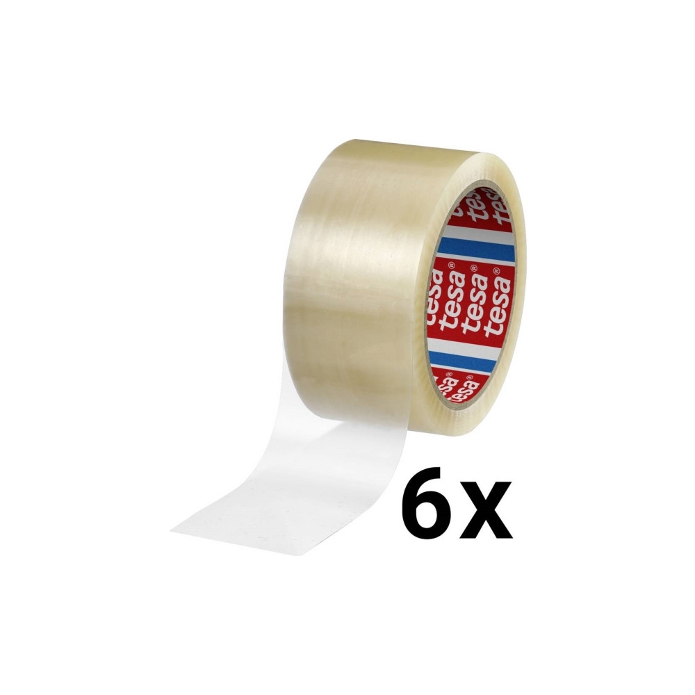 Produktbild för Packtejp Tesapack 4280, PP, 50 mm x 66 m, klar, förpackning...