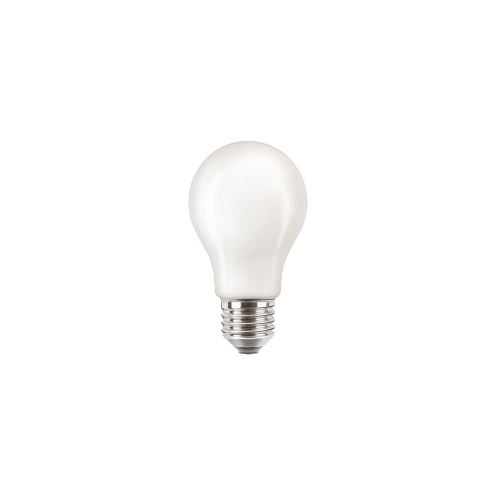 Produktbild för Philips CorePro - LED-glödlampa med filament - form: A60 - glaserad finish - E27 - 10.5 W - varmt vitt ljus - 2700 K - satin