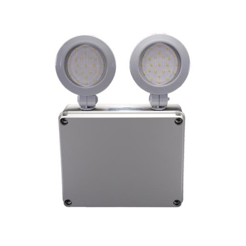 Solar Plus Way out LED panikbelysning 2x10W 2x800 lm IP65 batteribackup...