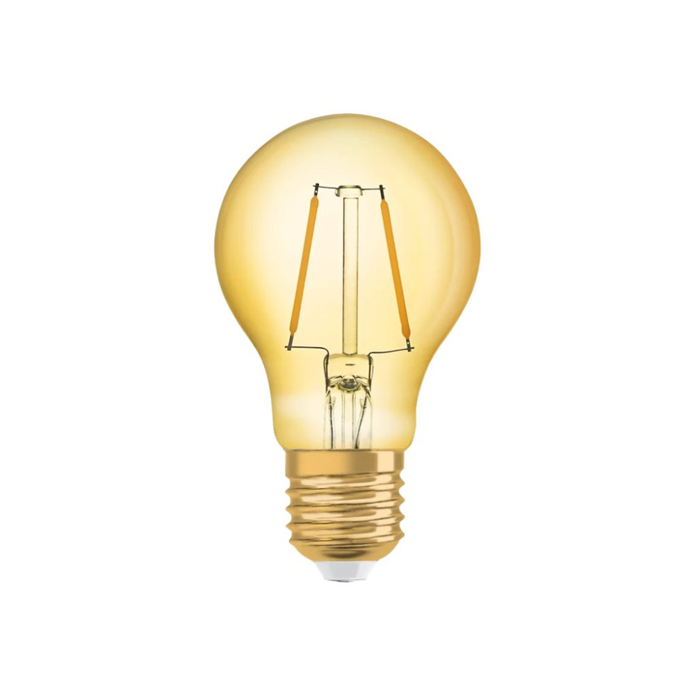 Produktbild för OSRAM Vintage 1906 CLAS A - LED-glödlampa med filament - form: A60 - klar finish - E27 - 2.5 W - varmt vitt ljus - 2400 K