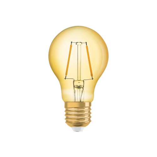 LEDVANCE OSRAM Vintage 1906 CLAS A - LED-glödlampa med filament - form: A60 - klar finish - E27 - 2.5 W - varmt vitt ljus - 2400 K