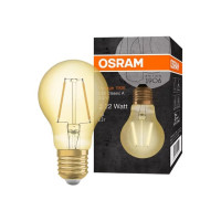 Produktbild för OSRAM Vintage 1906 CLAS A - LED-glödlampa med filament - form: A60 - klar finish - E27 - 2.5 W - varmt vitt ljus - 2400 K