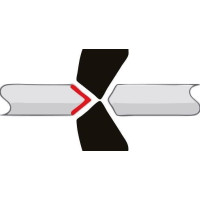 Produktbild för Knipex 77 01 115, Avbitartång, 1,1 cm, 1,3 cm, 7 mm, 1,6 mm,...