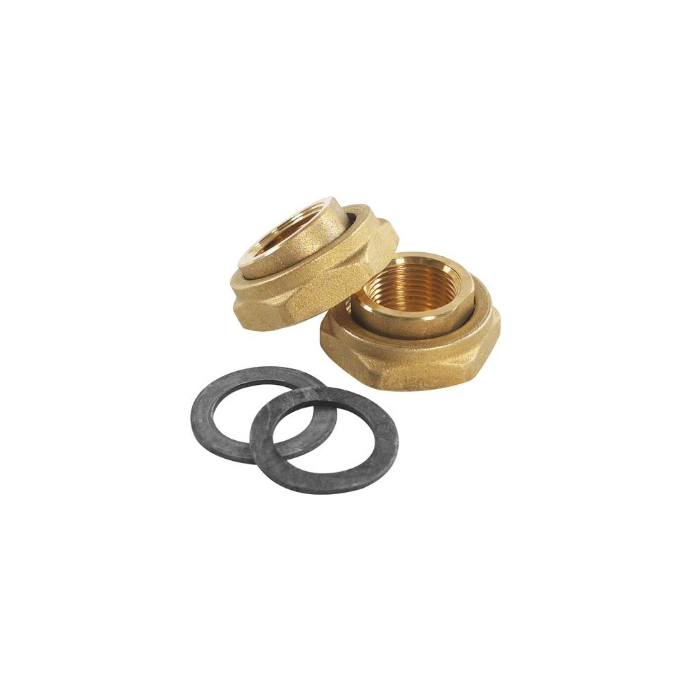 Produktbild för Grundfos mässing unionsats 1 1/2" överfall x 1" hylsa för dr...