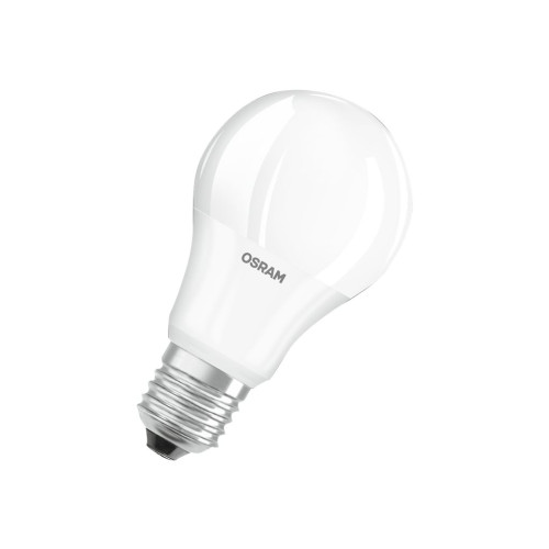 LEDVANCE OSRAM VALUE - LED-glödlampa - form: A55 - glaserad finish - E27 - 4.9 W - varmt vitt ljus - 2700 K - Led E27