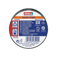 Produktbild för tesa 53988-00001-00 isoleringstejp ® Professional svart (L x...
