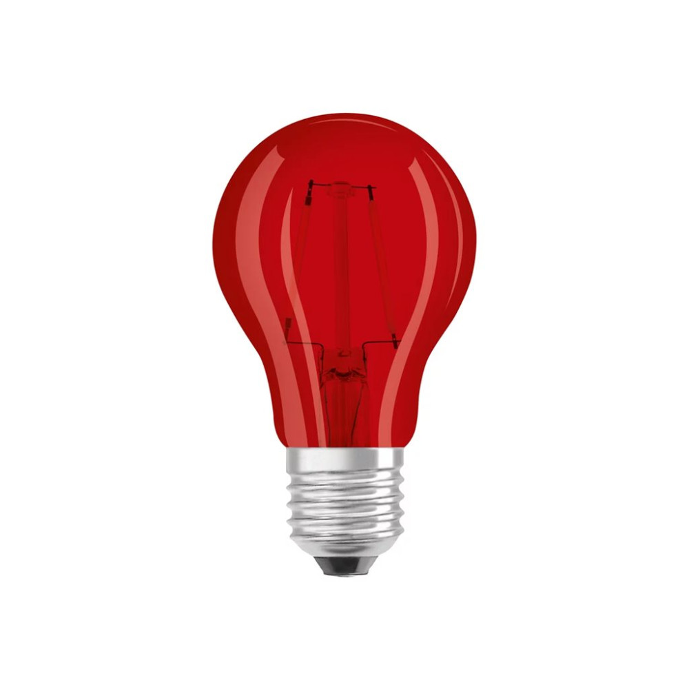 Produktbild för OSRAM LED STAR Décor - LED-glödlampa med filament - E27 - 2.5 W - rött ljus - 1000 K