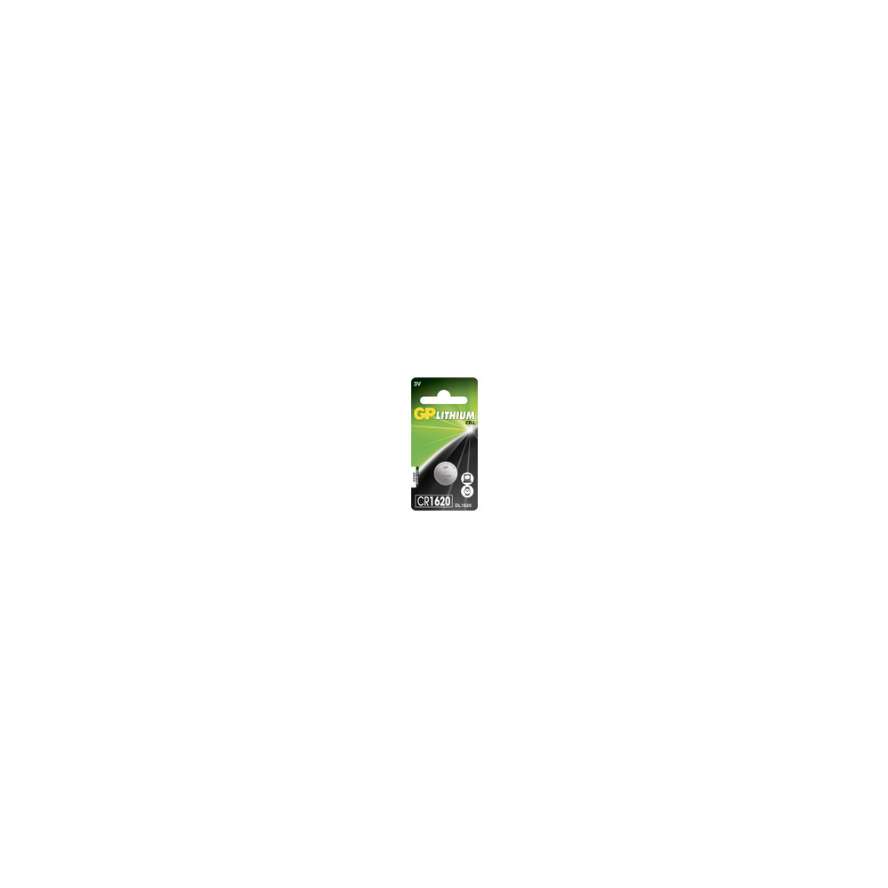 Produktbild för GP Batteries Lithium Cell CR1620, Engångsbatteri, CR1620, Li...