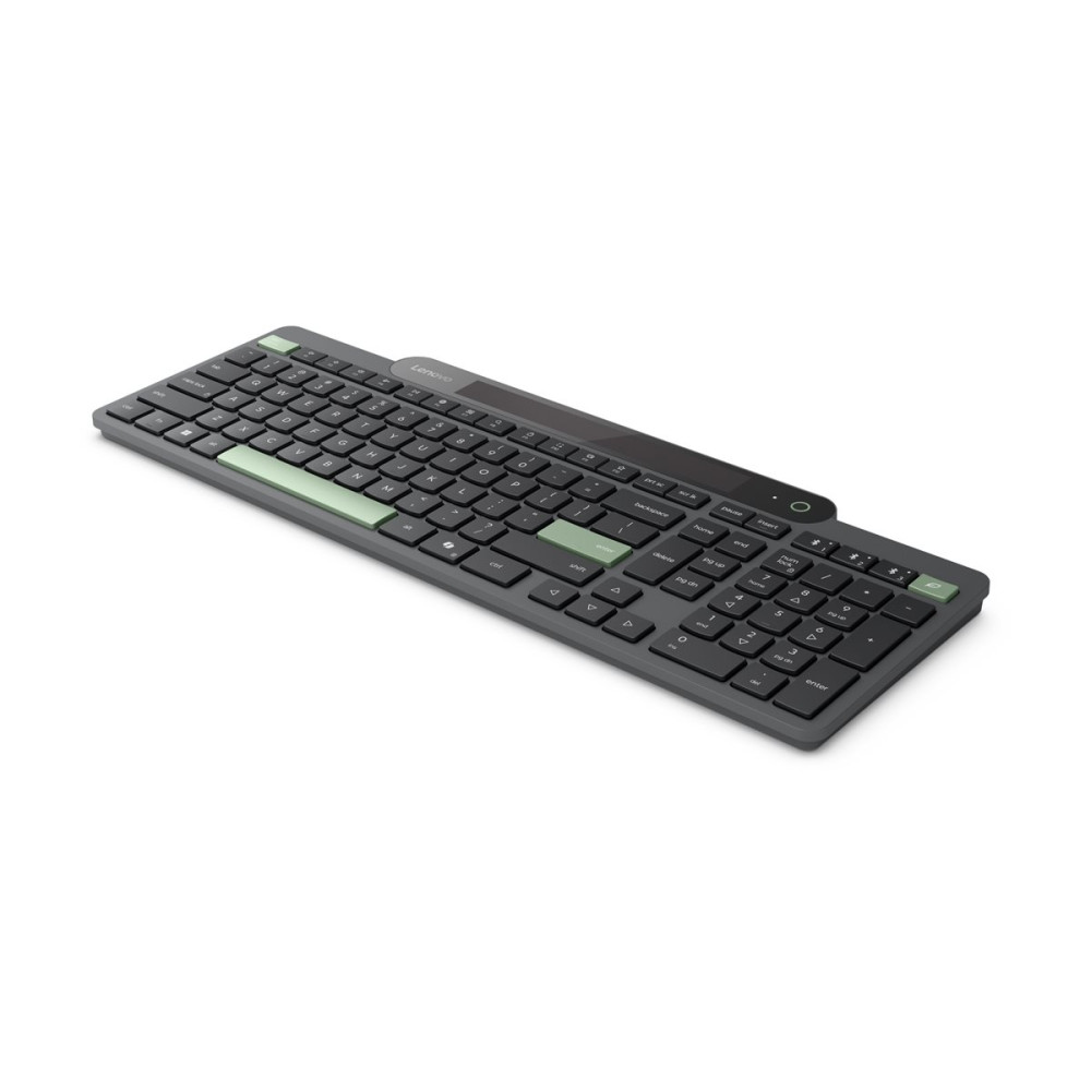 Produktbild för Lenovo - tangentbord - self-charging - QWERTY - Nordisk - svart Inmatningsenhet
