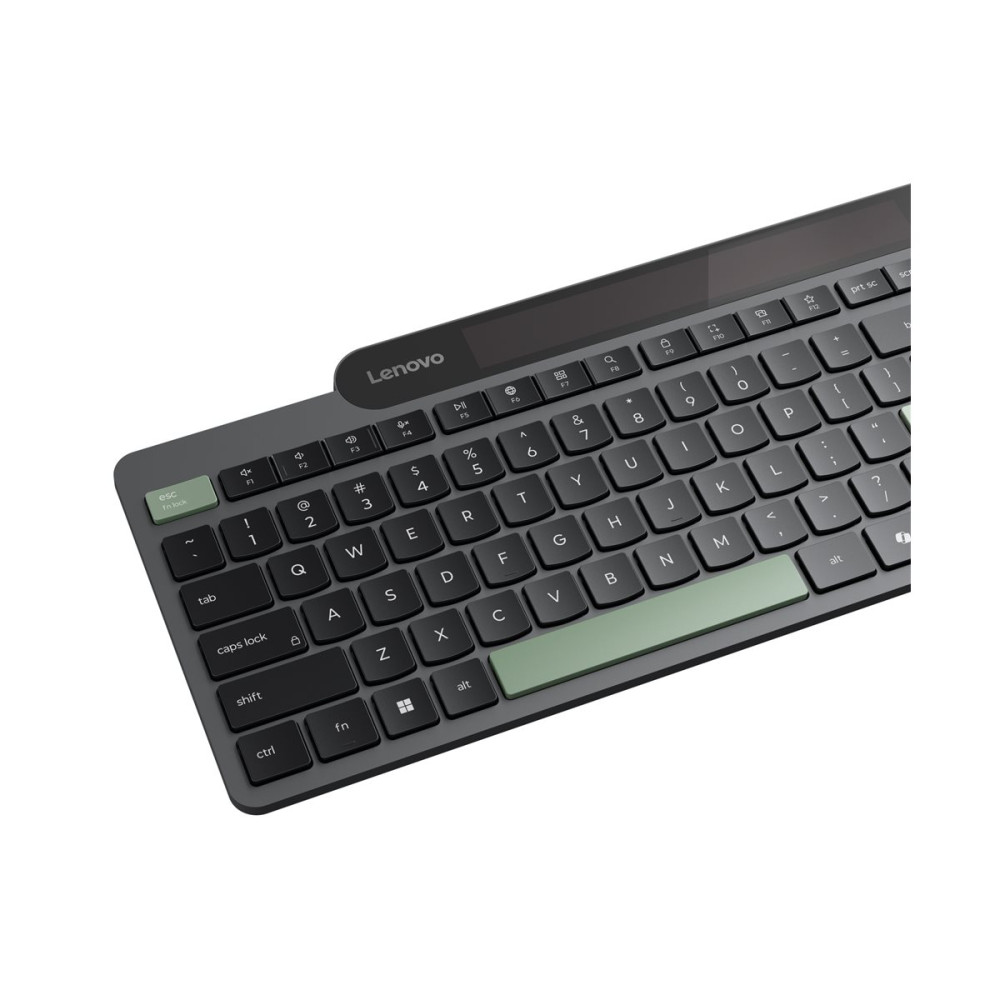 Produktbild för Lenovo - tangentbord - self-charging - QWERTY - Nordisk - svart Inmatningsenhet