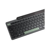 Produktbild för Lenovo - tangentbord - self-charging - QWERTY - Nordisk - svart Inmatningsenhet
