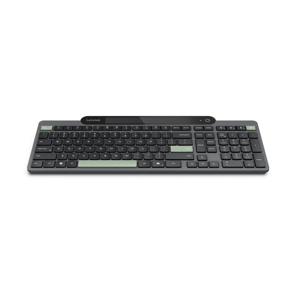 Produktbild för Lenovo - tangentbord - self-charging - QWERTY - Nordisk - svart Inmatningsenhet