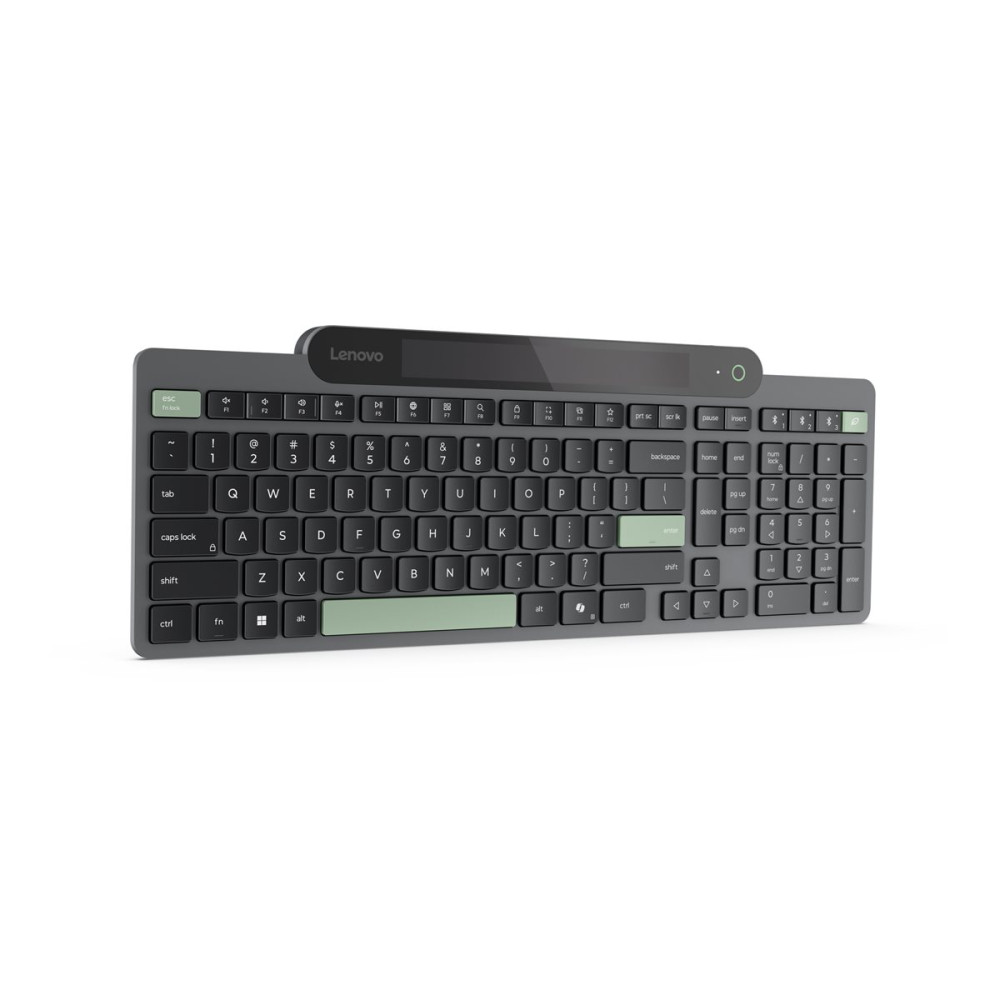 Produktbild för Lenovo - tangentbord - self-charging - QWERTY - Nordisk - svart Inmatningsenhet