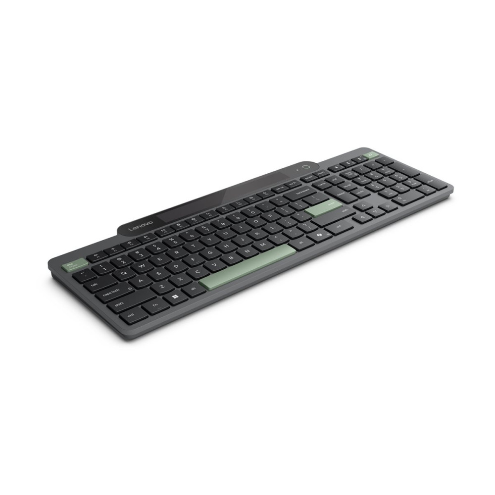 Produktbild för Lenovo - tangentbord - self-charging - QWERTY - Nordisk - svart Inmatningsenhet