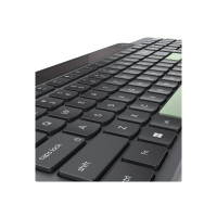 Produktbild för Lenovo - tangentbord - self-charging - QWERTY - Nordisk - svart Inmatningsenhet