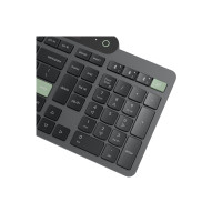 Produktbild för Lenovo - tangentbord - self-charging - QWERTY - Nordisk - svart Inmatningsenhet