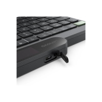 Produktbild för Lenovo - tangentbord - self-charging - QWERTY - Nordisk - svart Inmatningsenhet