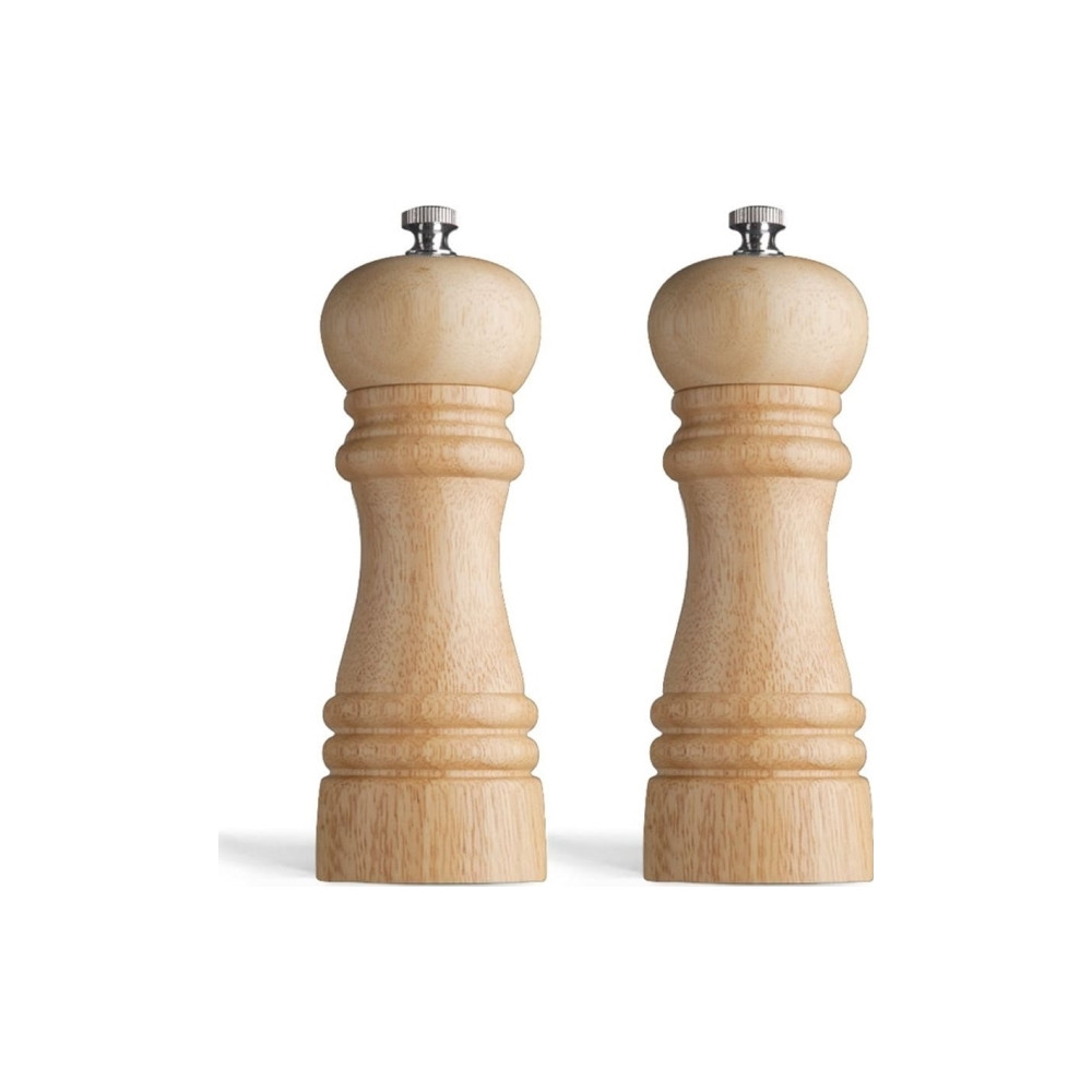 Produktbild för Classic 6755 peppar- & saltkvarnset (2 delar) i trä 15 cm i...