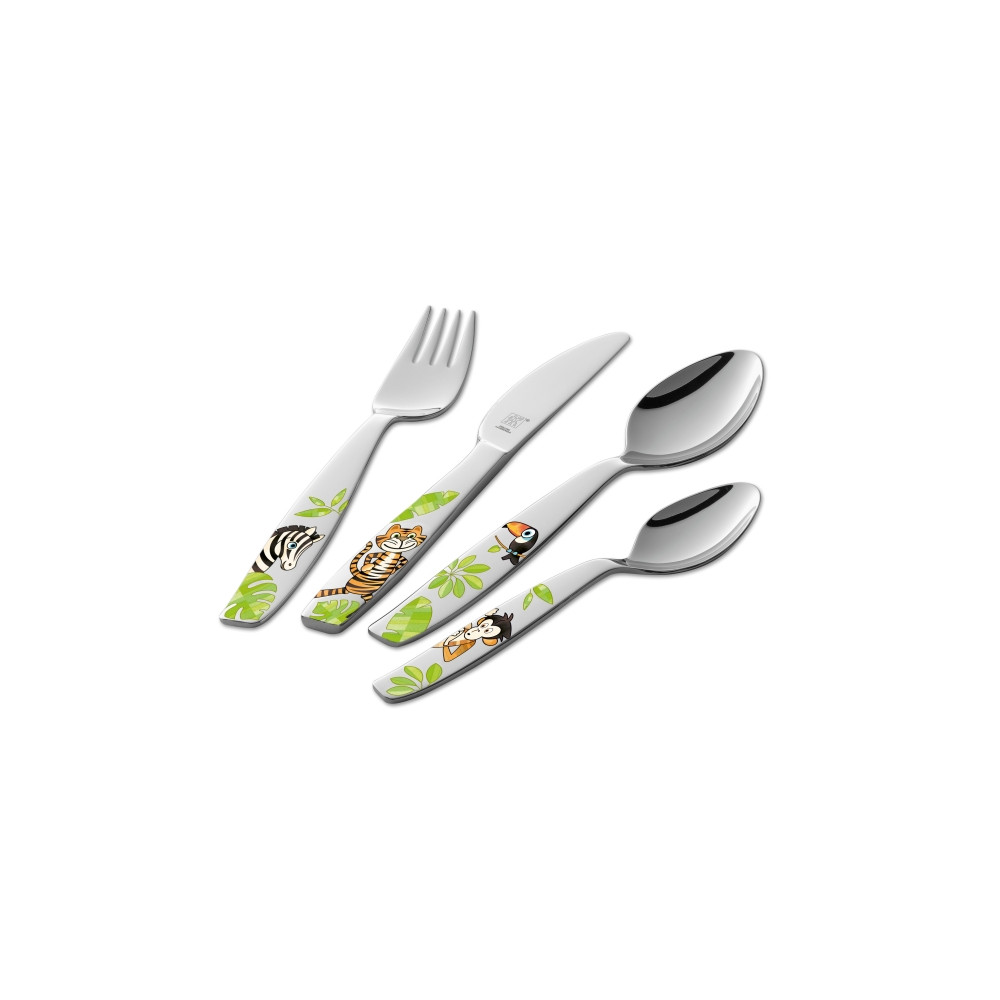 Produktbild för ZWILLING Jungle JUNGLE barnbestick. Set med 4 st. 215x150x25...