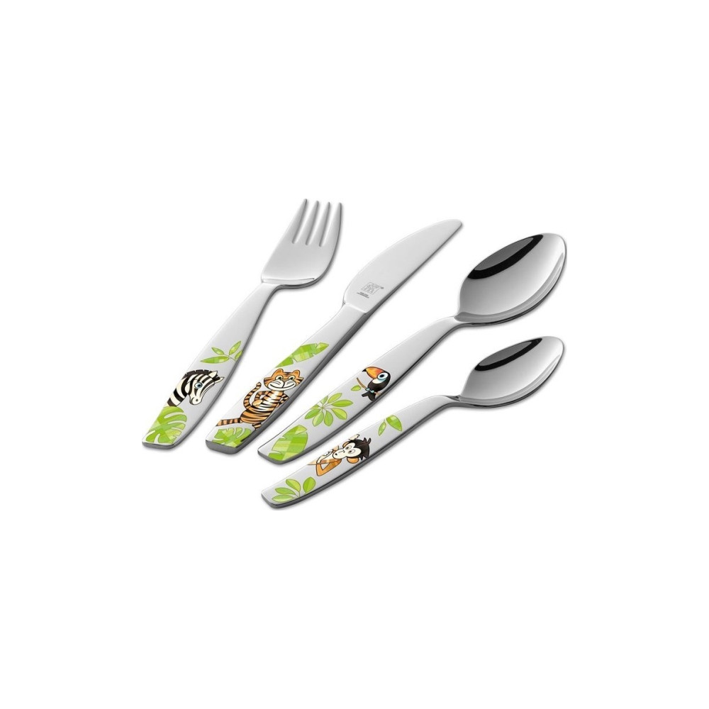 Produktbild för ZWILLING Jungle JUNGLE barnbestick. Set med 4 st. 215x150x25...