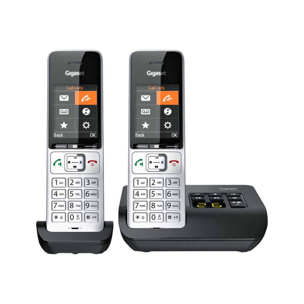 Produktbild för Gigaset 500A Comfort Duo - trådlös telefon - svarssysten + 1 extra handuppsättning