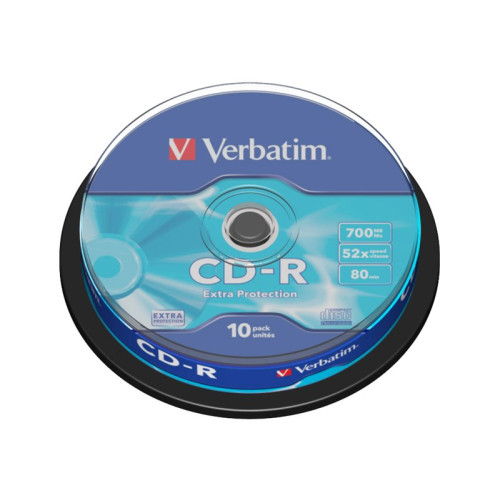 VERBATIM Verbatim - CD-R x 10 - 700 MB - lagringsmedier