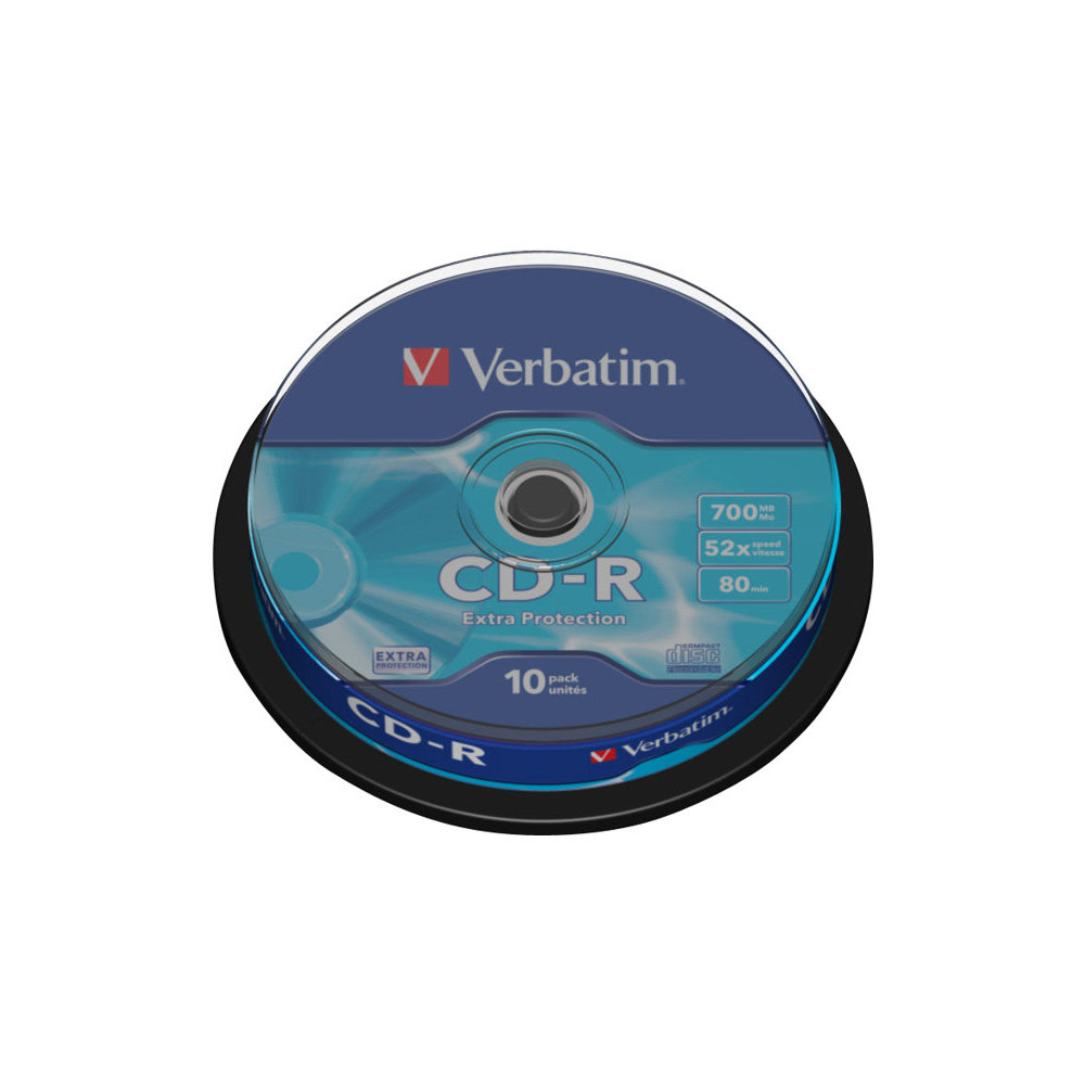 Produktbild för Verbatim - CD-R x 10 - 700 MB - lagringsmedier