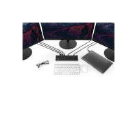 Produktbild för StarTech.com 4K USB-C-docka för tre skärmar med 5 USB 3.0-portar - dockningsstation - USB-C - HDMI, 2 x DP - 1GbE