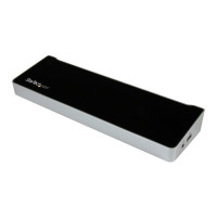 Produktbild för StarTech.com 4K USB-C-docka för tre skärmar med 5 USB 3.0-portar - dockningsstation - USB-C - HDMI, 2 x DP - 1GbE