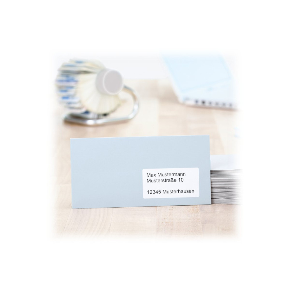 Produktbild för HERMA Premium - laminerade adressetiketter - matt - 1400 etikett (er) - 99.1 x 38.1 mm