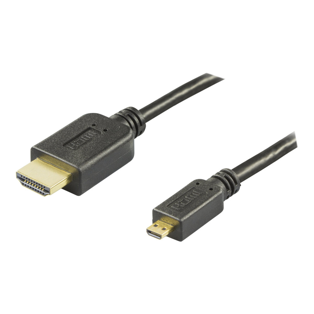 Produktbild för DELTACO HDMI-1053 - HDMI-kabel med Ethernet - 5 m