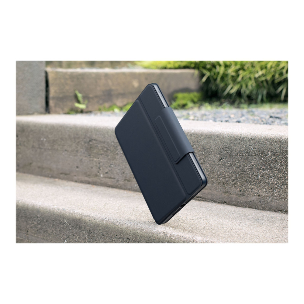 Produktbild för Logitech Rugged Combo 3 - tangentbord och foliefodral - klassisk blå Inmatningsenhet