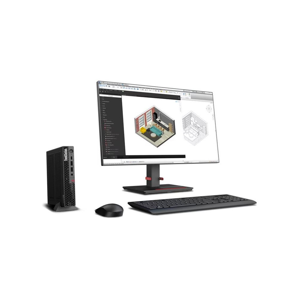 Produktbild för Lenovo ThinkStation P3 - liten Core i7 i7-14700 2.1 GHz - vPro Enterprise - 16 GB - SSD 512 GB - tysk