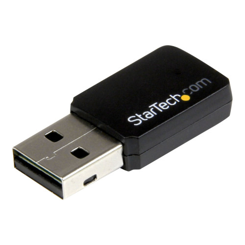StarTech.com StarTech.com USB 2.0 AC600 trådlös-AC-nätverksadapter med mini dual-band - 1T1R 802.11ac WiFi-adapter - nätverksadapter - USB 2.0