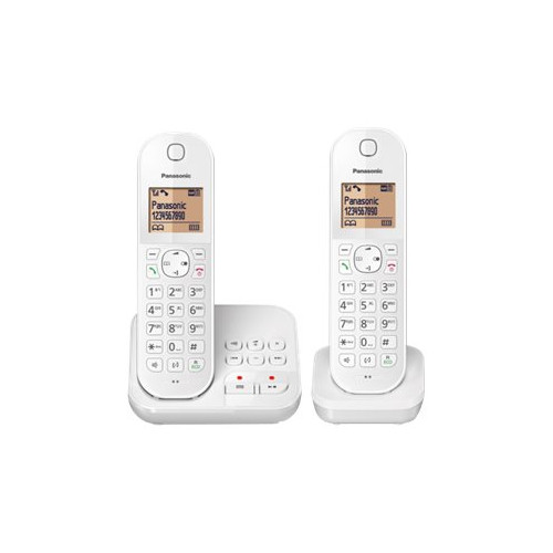 Panasonic Panasonic KX-TGC422G - trådlös telefon - svarssysten med nummerpresentation + 1 extra handuppsättning