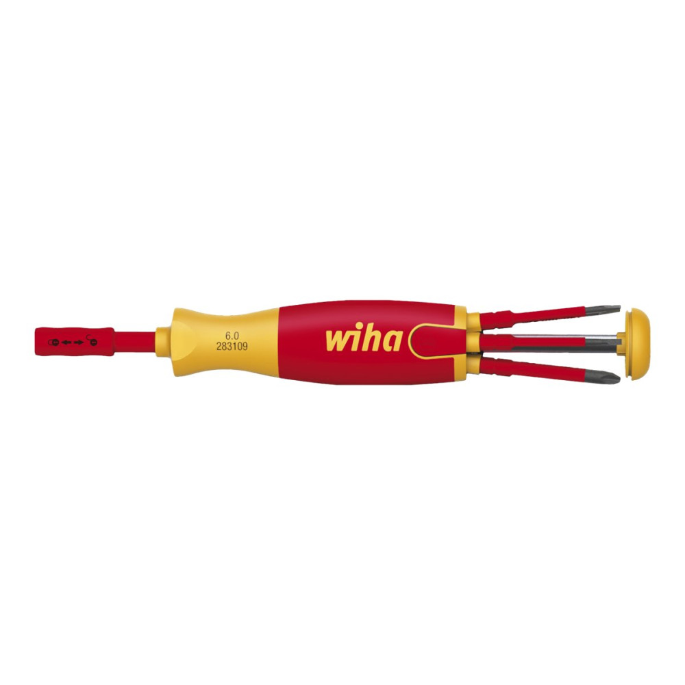 Produktbild för Wiha LiftUp electric 2831 - screwdriver handle with bit set