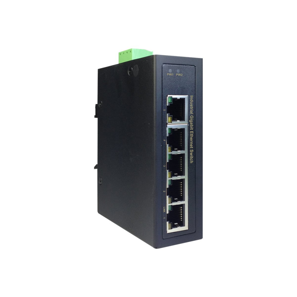Produktbild för DIGITUS DN-651107 - switch - industrial, gigabit - 5 portar - ohanterad
