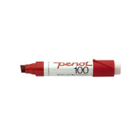 Produktbild för Penol 100, Röd, Mejselspets, Röd, Vit, 3 mm, 1 cm, Glas, Met...