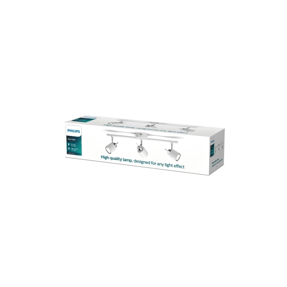 Produktbild för Philips Meranti tak-/väggspotlight 3 x, Utanpåliggande spotl...