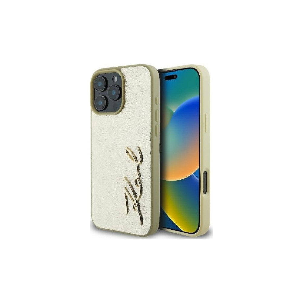 Produktbild för Karl Lagerfeld Karl Lagerfeld KLHCP16LPFMFBKMD iPhone 16 Pro...