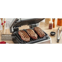 Produktbild för Tefal OptiGrill 2in1 GC773D10, Rostfritt stål, Metall, Rekta...