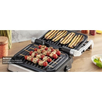 Produktbild för Tefal OptiGrill 2in1 GC773D10, Rostfritt stål, Metall, Rekta...