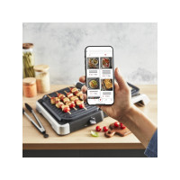 Produktbild för Tefal OptiGrill 2in1 GC773D10, Rostfritt stål, Metall, Rekta...