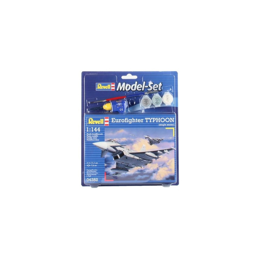 Produktbild för Revell Eurofighter Typhoon, Luftfarkostmodell med fast vinge...