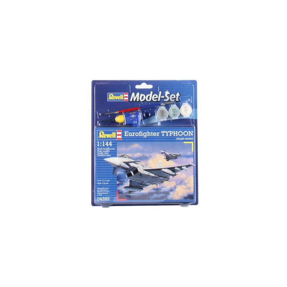 Produktbild för Revell Eurofighter Typhoon, Luftfarkostmodell med fast vinge...
