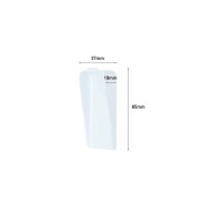 Produktbild för 3M 17044, inomhus, Tavelkrok, Vit, Självhäftande remsa, 1,3...