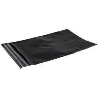 Produktbild för Fraktpåsar PE svart 300x500 mm