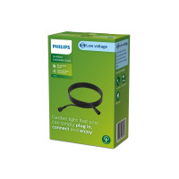 Produktbild för Philips Förlängningssladd 5 m, Förlängningssladd, Svart, Pol...