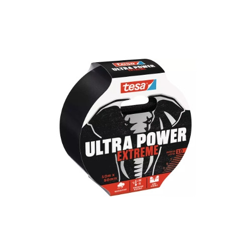 tesa TESA Ultra Power Extreme, Svart, Reparation, PET-filt, Gummi...