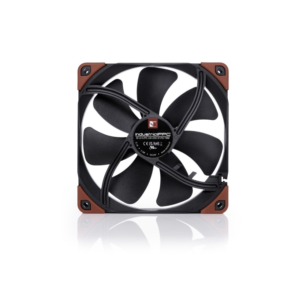 Produktbild för Noctua NF-A14, Fan, 14 cm, 500 RPM, 2000 RPM, 31,5 dB, 182,5...